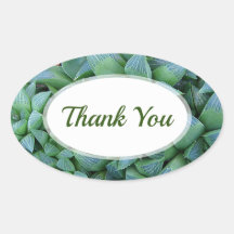 Sticker Merci Plante Succulent de Green Haworth