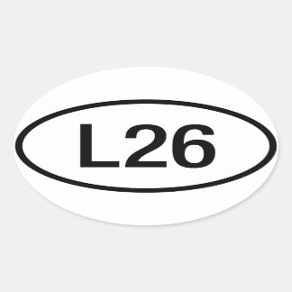 Ovale Sticker moteur Datsun Nissan L26 260Z
