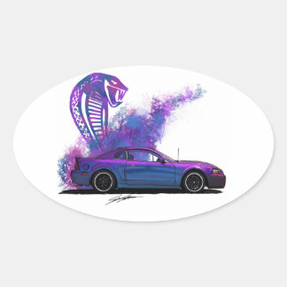 Ovale Sticker mystique
