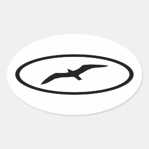 Ovale Sticker Oval Gull