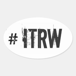 OVALE STICKER OVAL ITRW