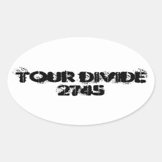 Ovale Sticker Tour Divide