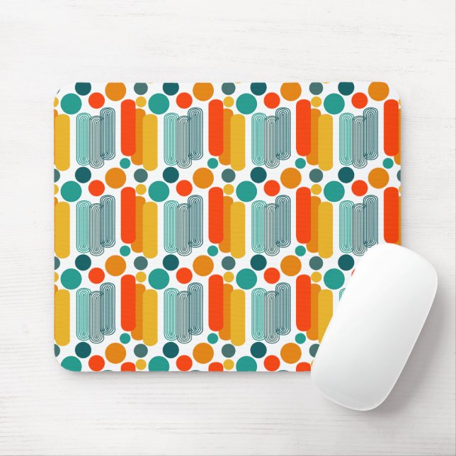 Ovalen und Kreise Mousepad (Mit Mouse)