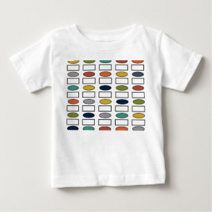 Ovalen und Rechtecke Baby T-shirt