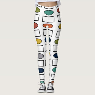 Ovalen und Rechtecke Leggings