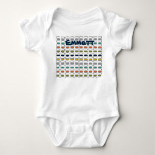 Ovalen und Rectangle Baby Bodysuit Strampler