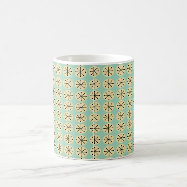 Ovalen und Sternexplosionen Kaffee Tasse (Mittel)