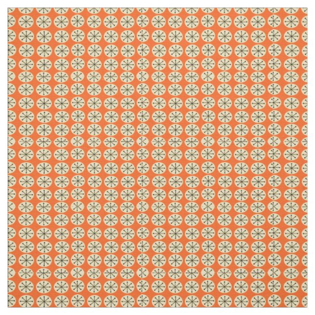 Ovalen und Sternexplosionen Stoff (Muster)