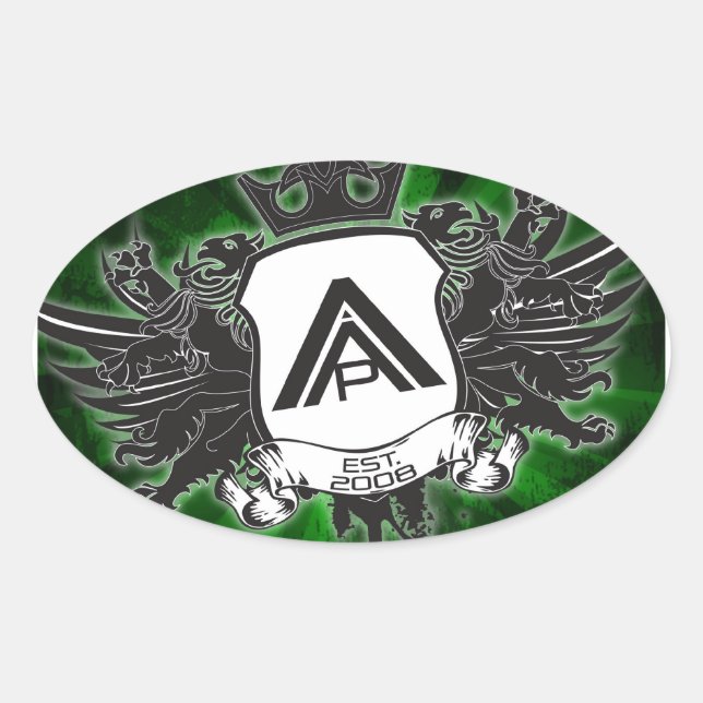 Ovaler Aufkleber (Vorderseite)