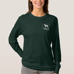 Ovales gesticktes Shirt Bouvier DES Flandres