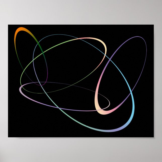 Ovals von Fran Hogan Poster (Vorne)