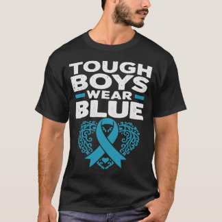 Ovarialkarzinom Bewusstsein harter Jungen Blaue Sc T-Shirt