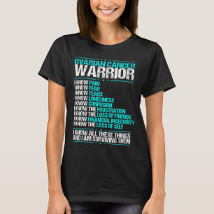 Ovarialkarzinom Bewusstsein Ich kenne Schmerzen Aq T-Shirt