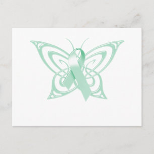 Ovarialkarzinom Butterfly Postkarte