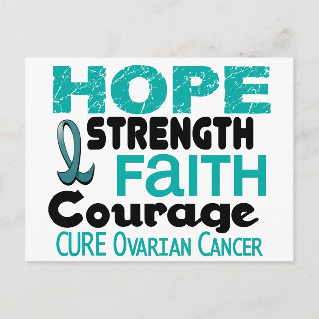 Ovarialkarzinom HOPE 3 Postkarte (Vorderseite)