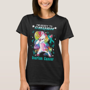 Ovarialkarzinom in Einhorn T-Shirt