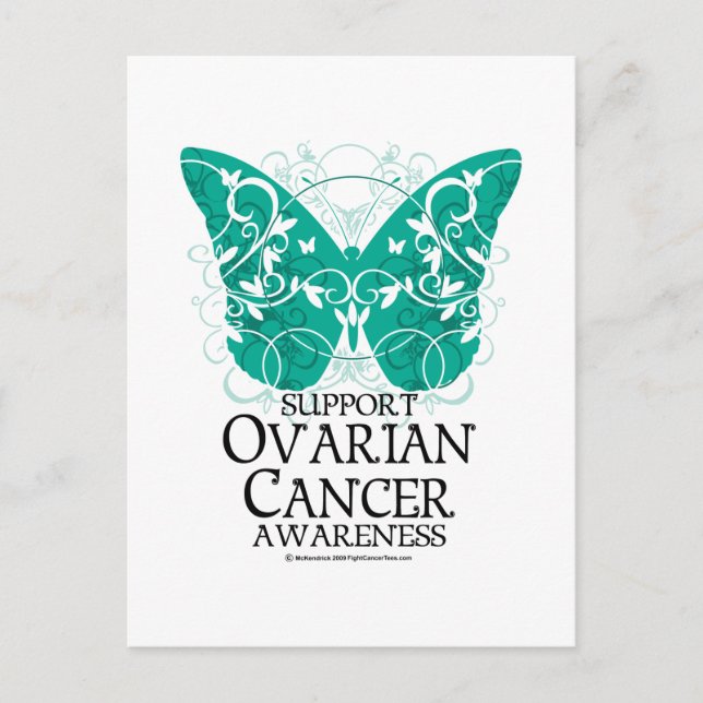 Ovarialkarzinom Postkarte (Vorderseite)