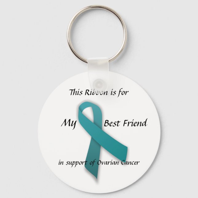 Ovarian Cancer Awareness- Keychain Schlüsselanhänger (Vorderseite)