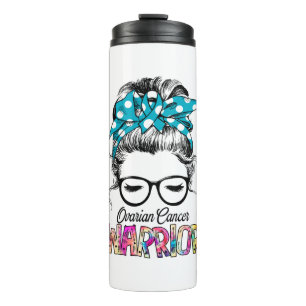 Ovarian Cancer Awareness Month Ribbon Gifts Thermosbecher