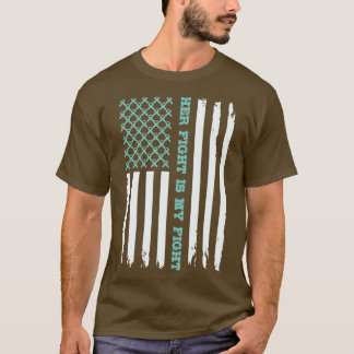 OVARIANISCHE FLAG Ihr Kampf ist mein Aquamariner K T-Shirt