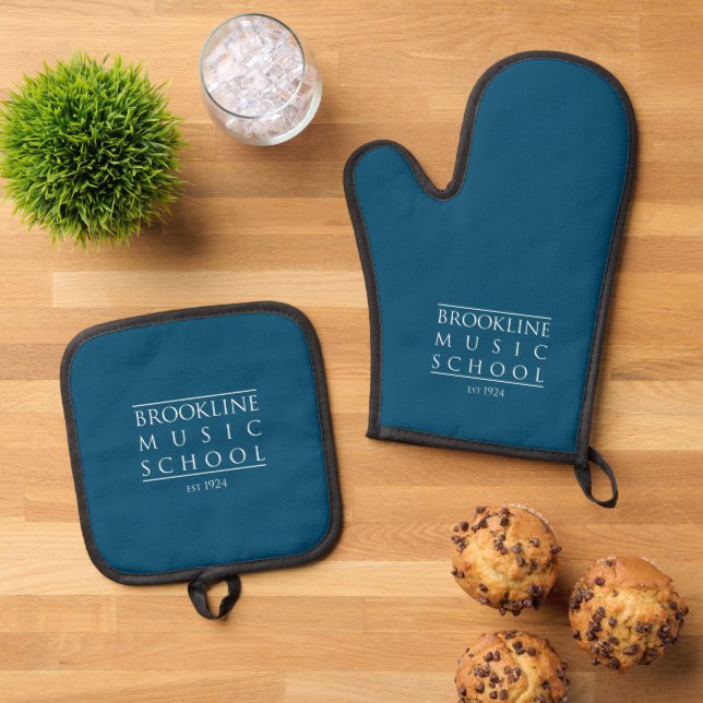 Oven Mitt & Pot Holder Ofenhandschuh & Topflappen-Set (Oben Unten)