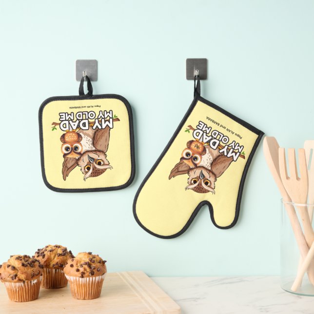 Oven Mitt & Pot Holder Set : Mein Vater Mein Altes (Insitu (Hängend))