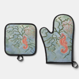 Oven Mitt & Pot Holding Set