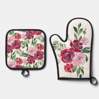 Oven Mitt Potholder Set