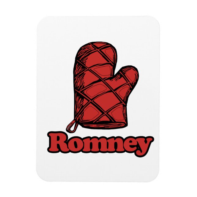Oven Mitt Romney.png Magnet (Vertikal)