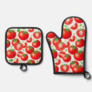 Oven Mitt und Pot Holder Ofenhandschuh & Topflappen-Set
