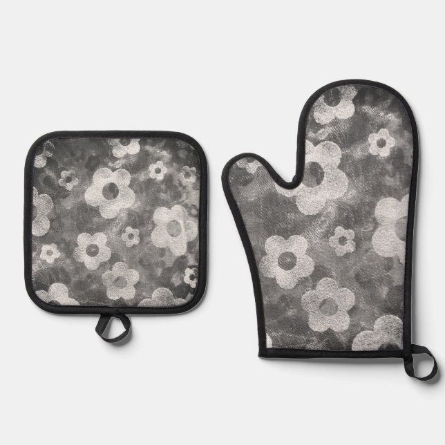 Oven Mitt und Pot Holder Ofenhandschuh & Topflappen-Set (Vorderseite)