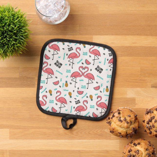 Oven Mitt und Pot Holder Topflappen (Oben Unten)