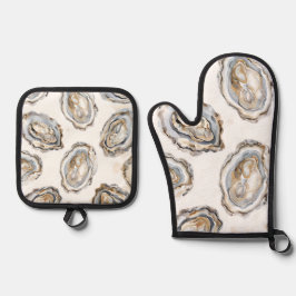 Oven Oven Mitts Pot Holdings Ofenhandschuh & Topflappen-Set