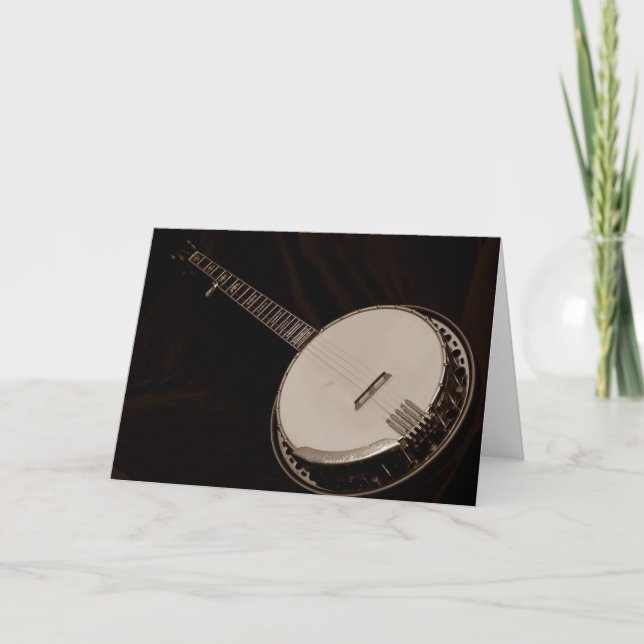 OVER THE HILL BANJO PICKER KARTE (Vorderseite)