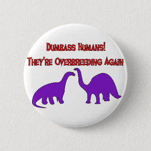 Overbreeding Dinosaurier Button