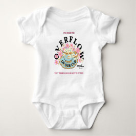 Overflow Baby Bodysuit von Poet Adiela Akoo Baby Strampler