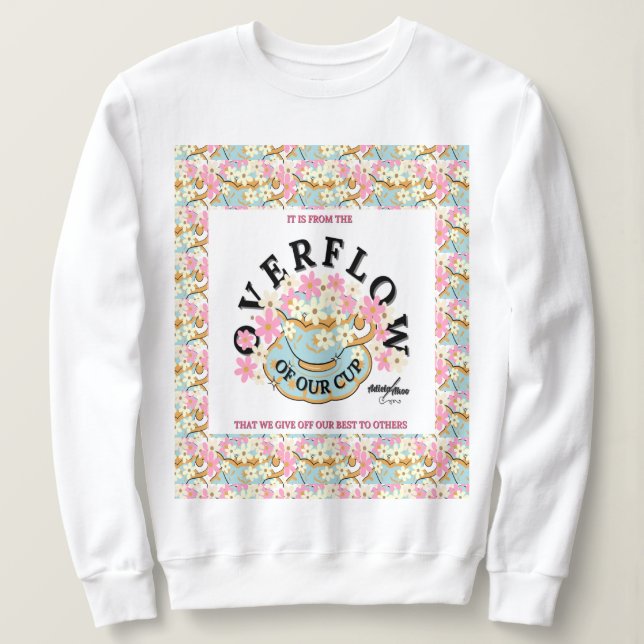 OVERFLOW Floral Sweatshirt - Adiela Akoo (Design vorne)