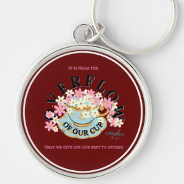 OVERFLOW Red Hues Schlüsselanhänger von Adiela Ako