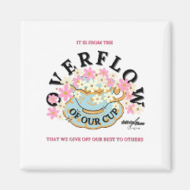 OVERFLOW Square Magnet von Adiela Akoo entworfen