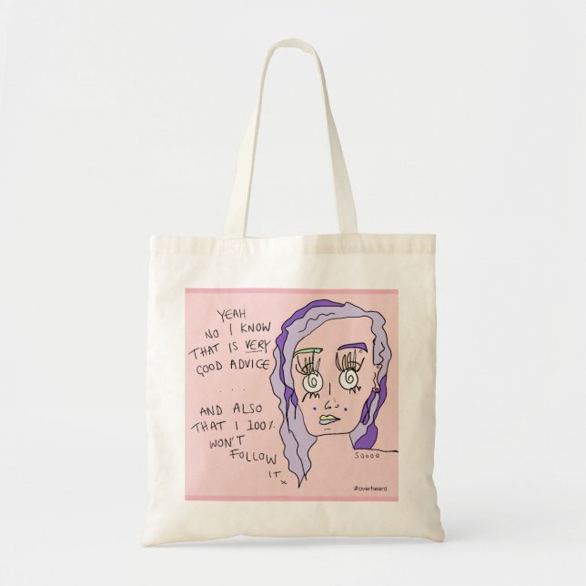 #overheard de base du sac fourre-tout | au bon (Devant)