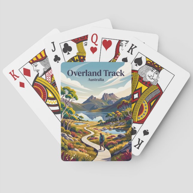Overland Track Australien Spielkarten (Rückseite)