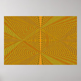 Overlapping Pataphysical Spirals var 2 Poster