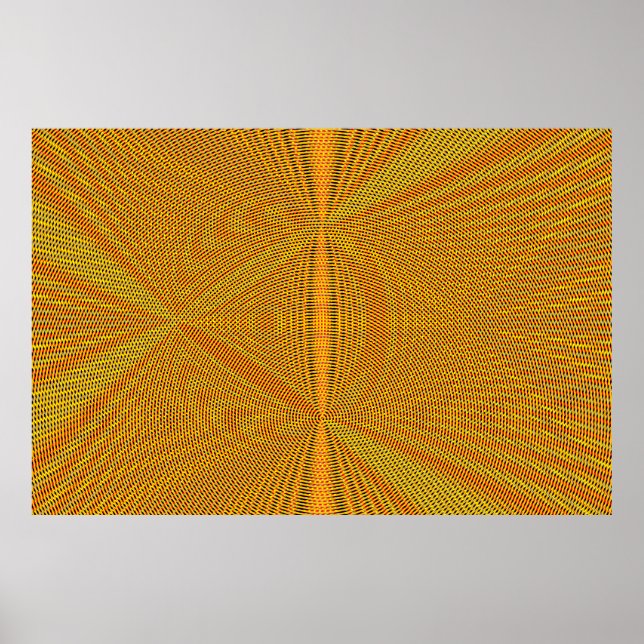 Overlapping Pataphysical Spirals var 2 Poster (Vorne)