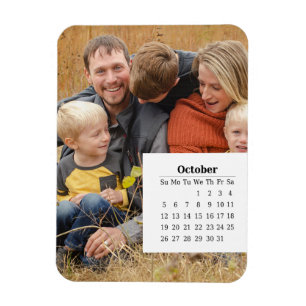 Overlay-Kalender Oktober 2025 Magnet