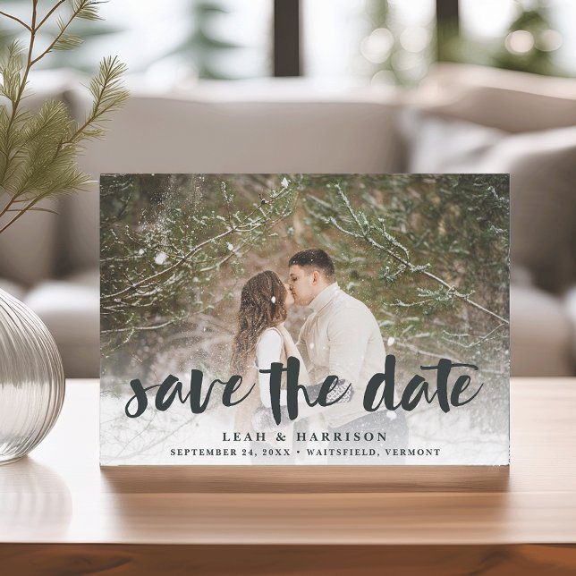 Overlay mit floralem Backer | FOTO Save The Date (Von Creator hochgeladen)