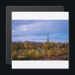 Overlooking the Tuileries Garden--Magnet Magnetkarte<br><div class="desc">This card has a photo of the Tuileries Garden taken in Paris on a beautiful autumn day. The trees are turning colors,  the sky is blue and the trees combine yellow,  orange and green. The Eiffel Tower can be seen in the background.</div>