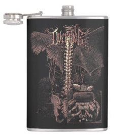 Override - Techno-Goth Streetwear Design Flachmann