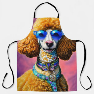 Oversibles Sonnenbrille Poodle Dog Schürze