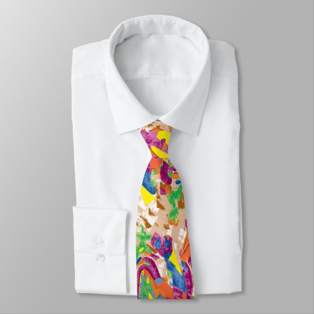 Oversifizierte Bow-Krawatte und Karierte Necktie-S Krawatte (Gebunden)