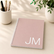 Oversifizierte Mit Monogramm Initials Blush Pink N